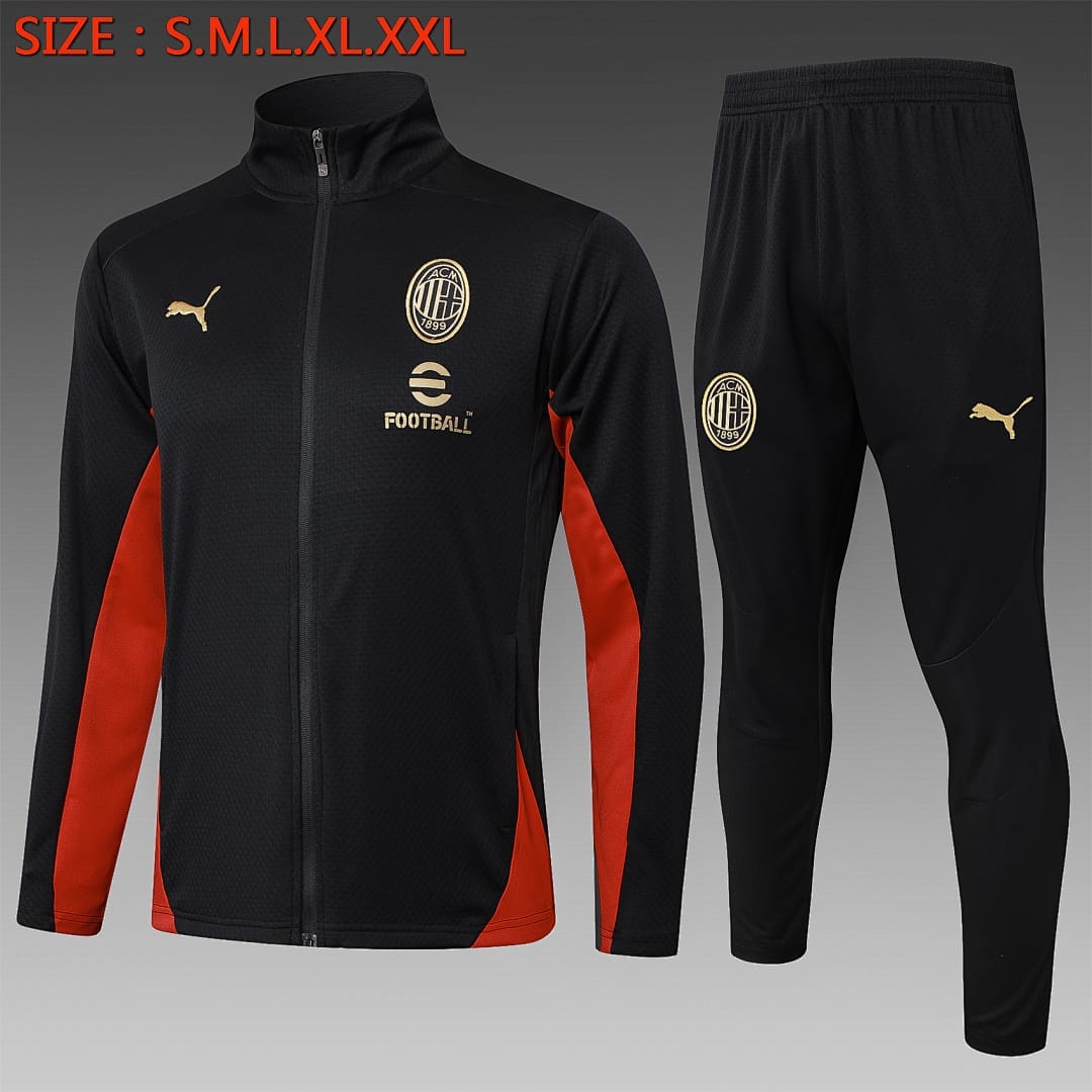 AC Milan 24/25 Chaqueta · Negro