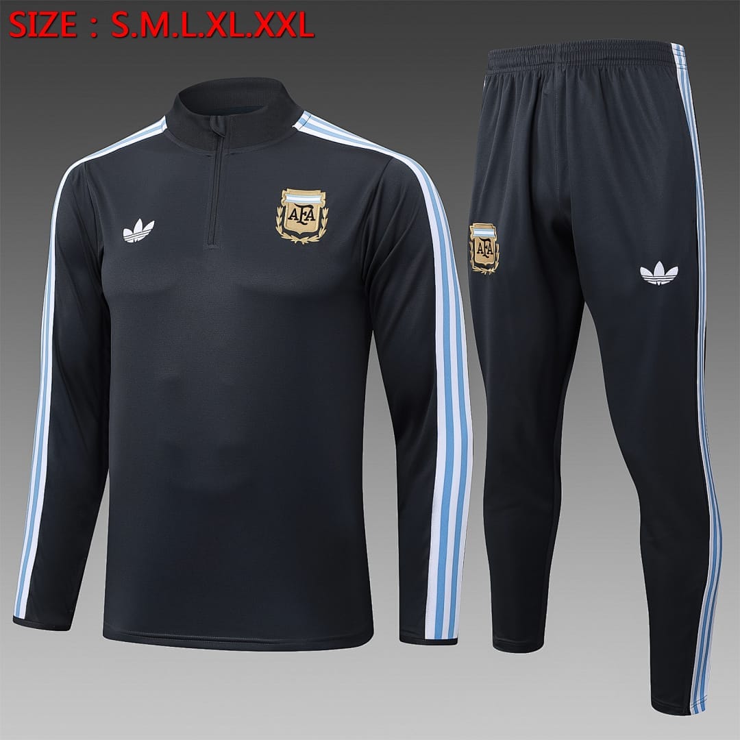 Argentina 25/26 Sudadera · Gris Oscuro