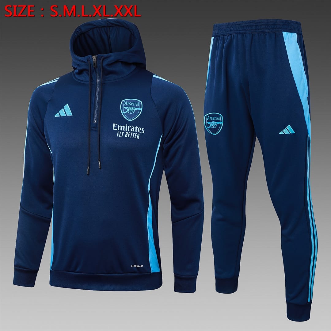 Arsenal 24/25 Sudadera · Azul Rey