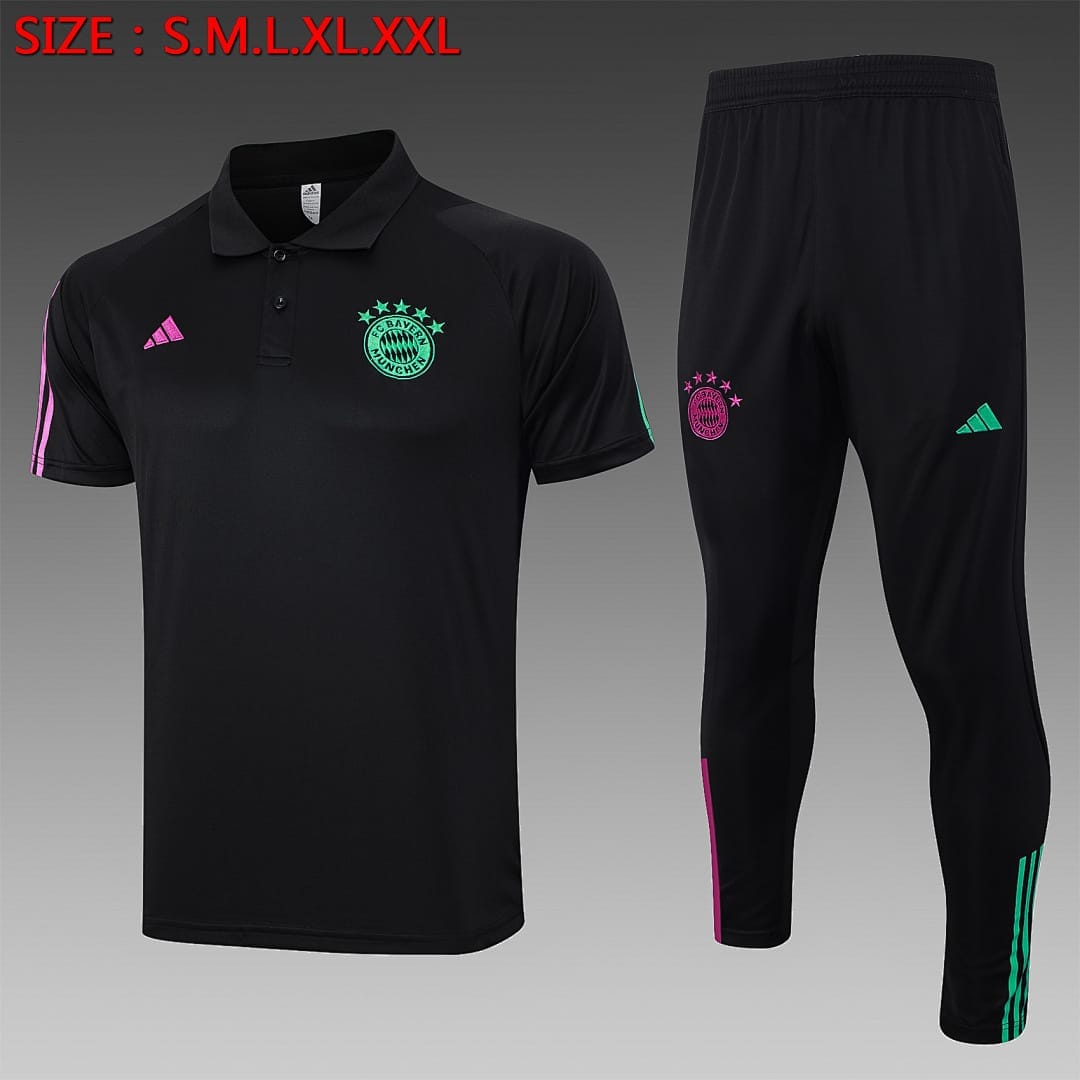Bayern Múnich 23/24 Polo · Negro
