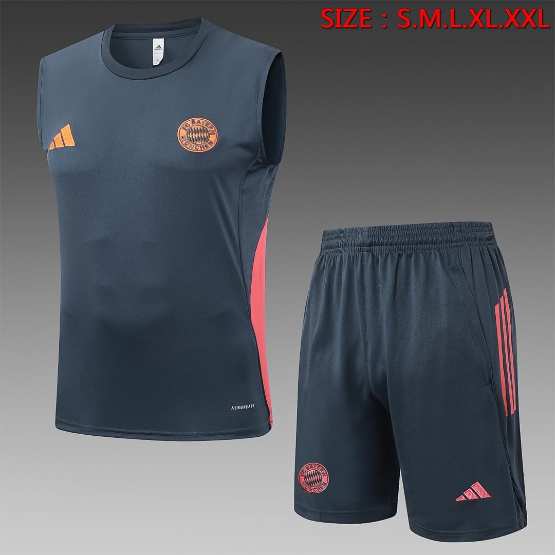 Bayern Múnich 25/26 Chaleco · Gris Oscuro