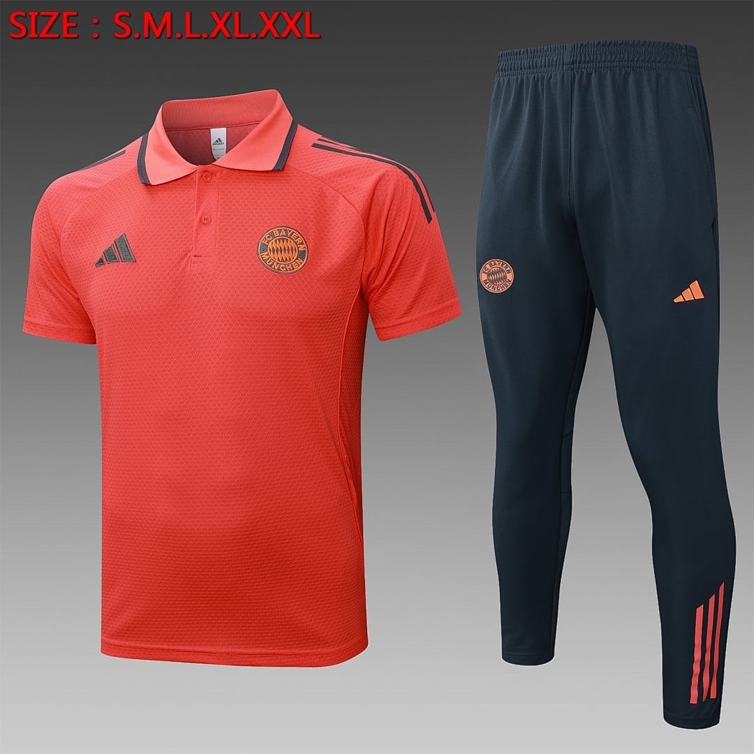 Bayern Múnich 25/26 Polo · Naranja