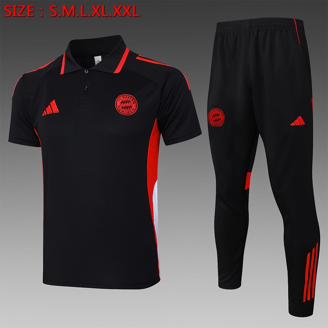 Bayern Múnich 25/26 Polo · Negro