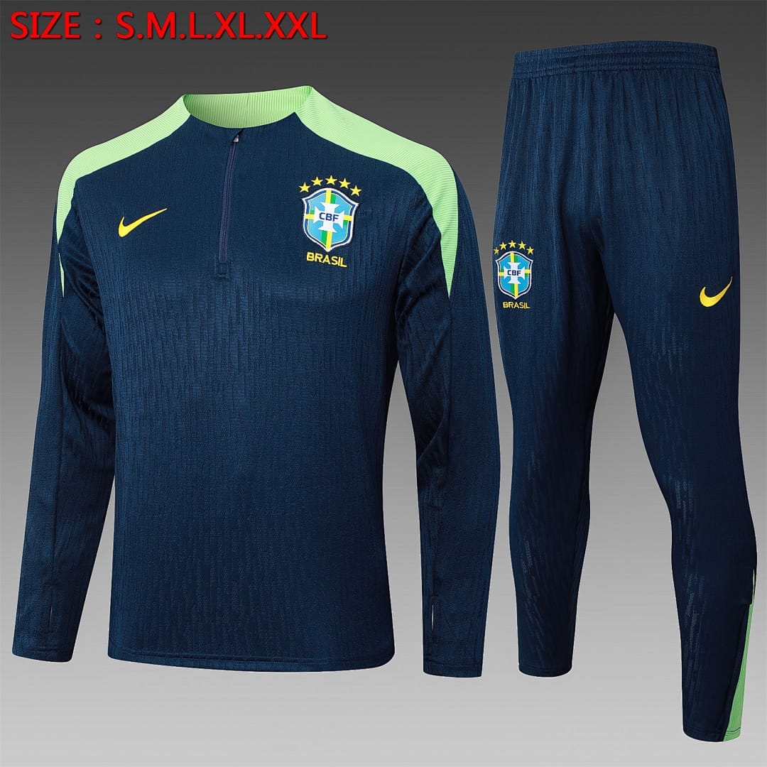 Brasil 24/25 Sudadera · Azul Marino