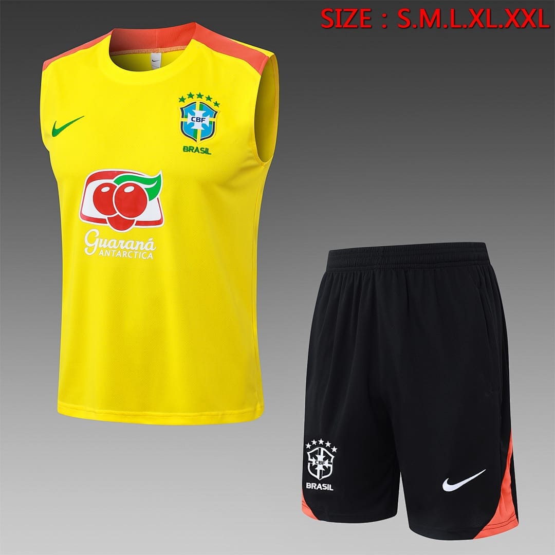 Brasil 25/26 Chaleco · Amarillo