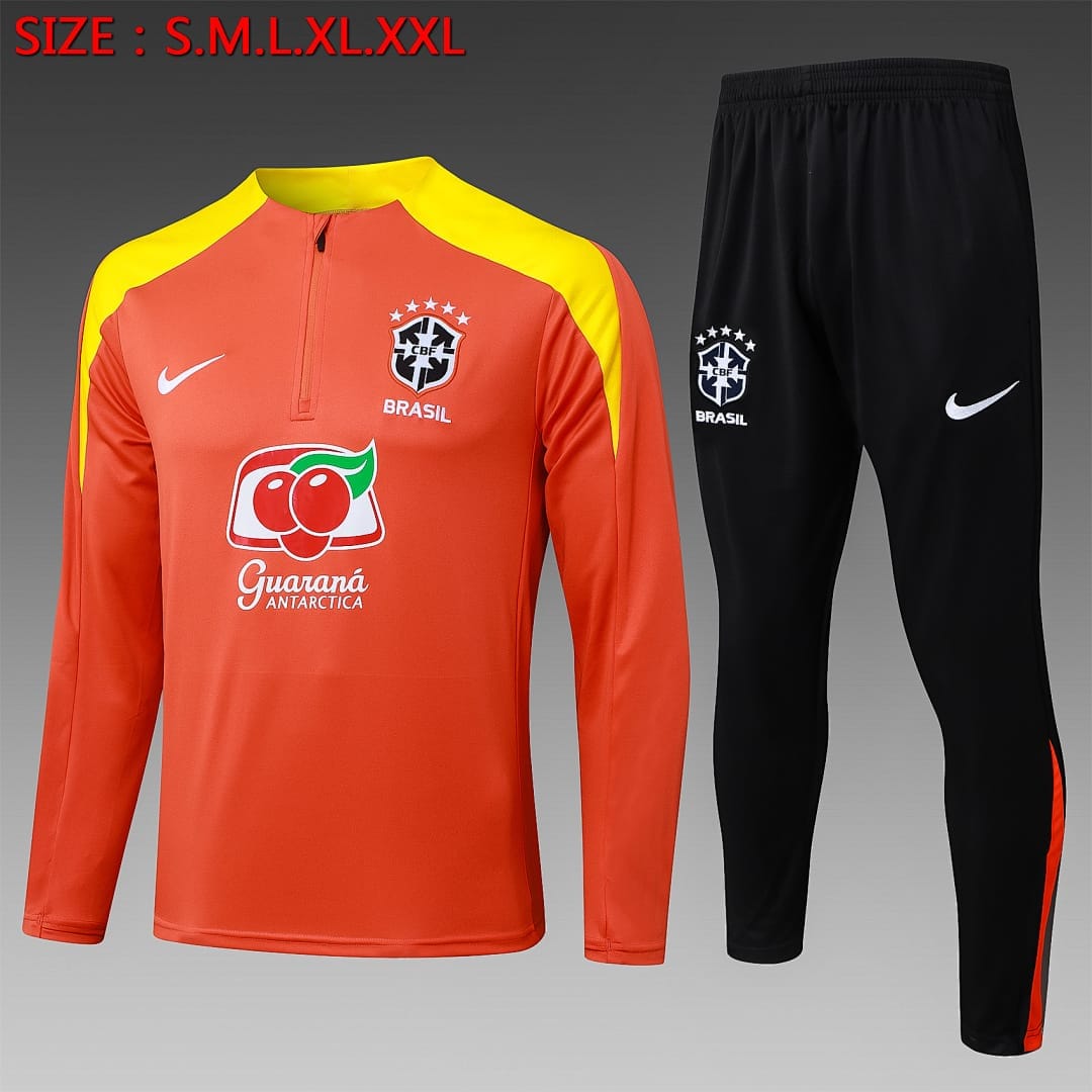 Brasil 25/26 Sudadera · Naranja