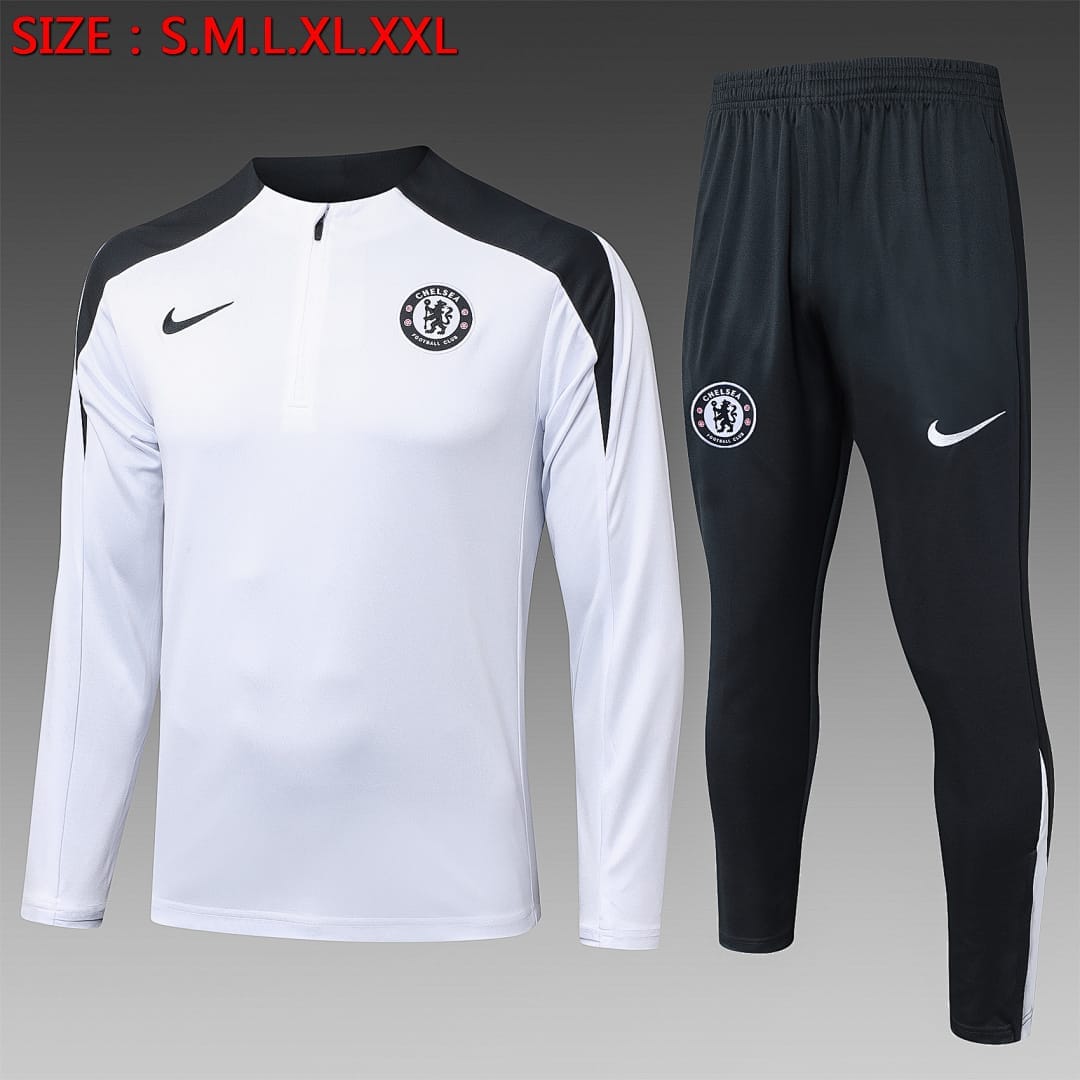 Chelsea 25/26 Sudadera · Blanco