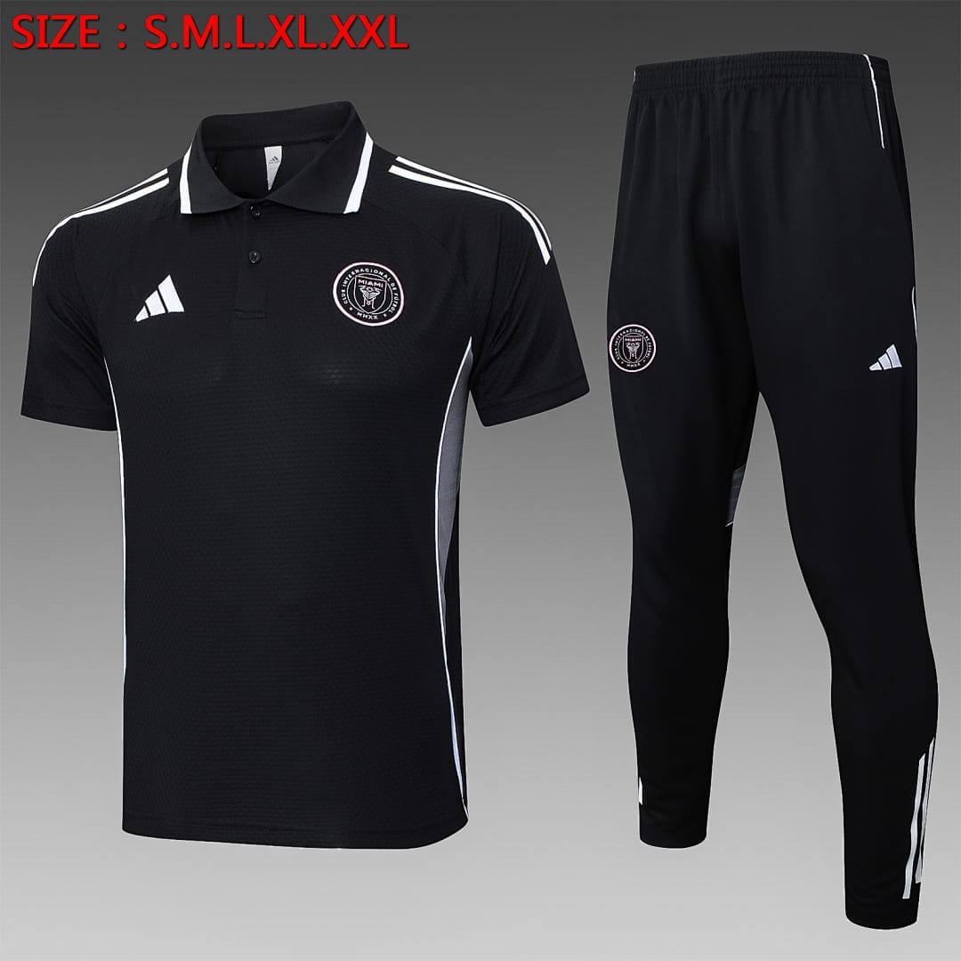 Inter Miami 25/26 Polo · Negro
