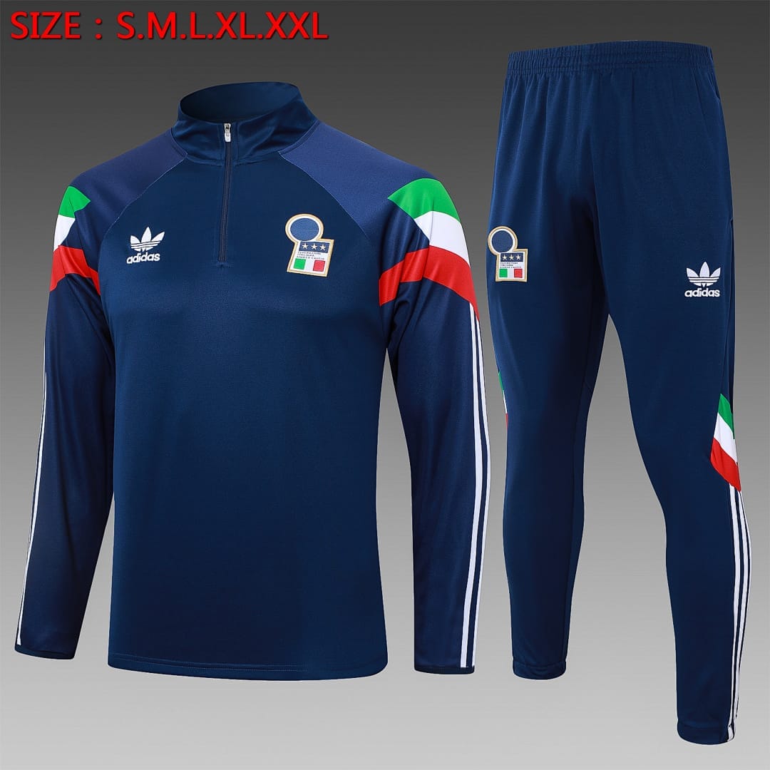 Italia 24/25 Sudadera · Azul Rey