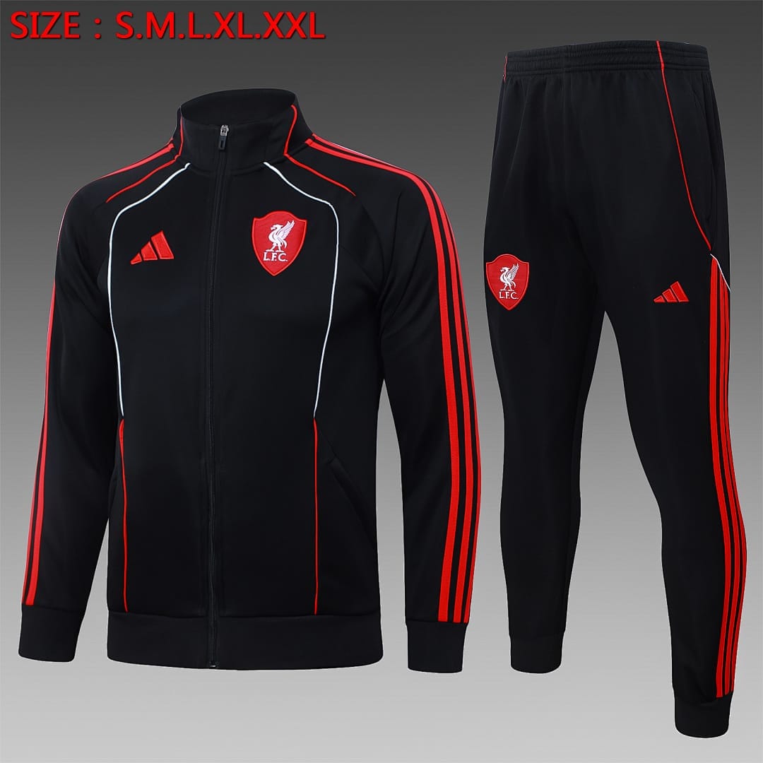 Liverpool 25/26 Chaqueta · Negro