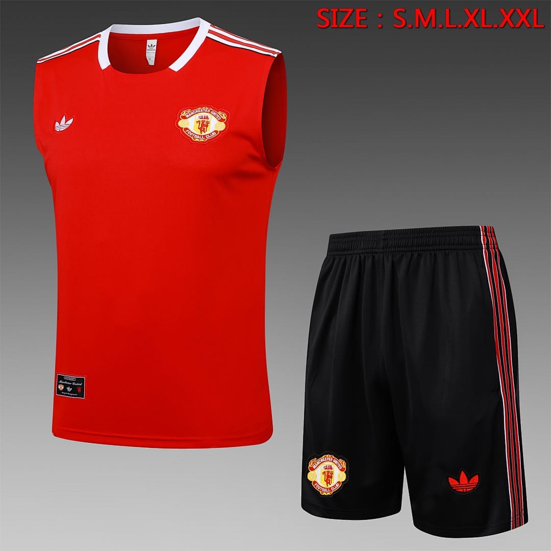 Manchester United 25/26 Chaleco · Rojo