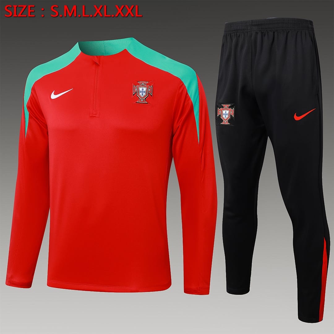 Portugal 24/25 Sudadera · Rojo