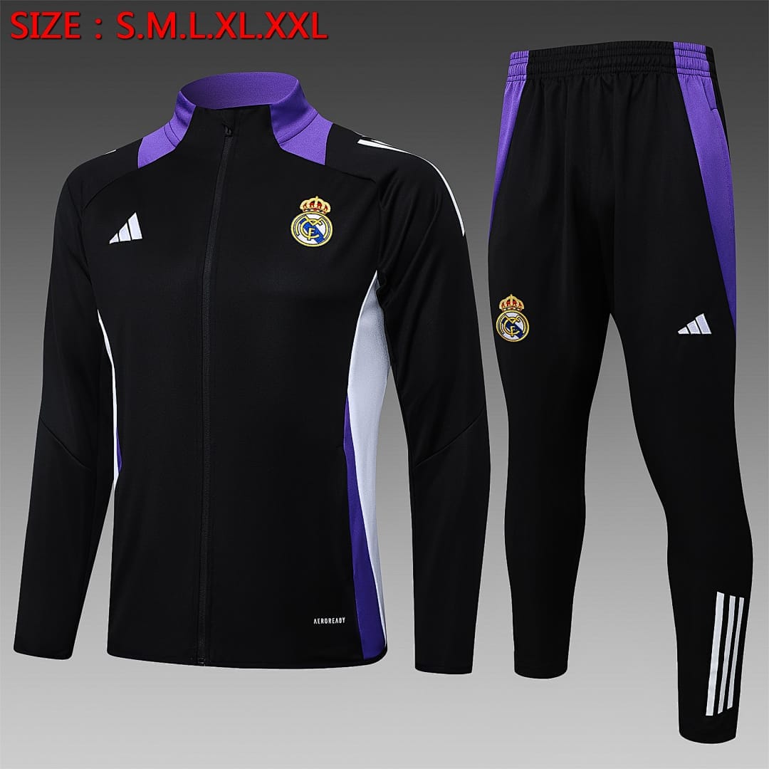 Real Madrid 24/25 Chaqueta · Negro