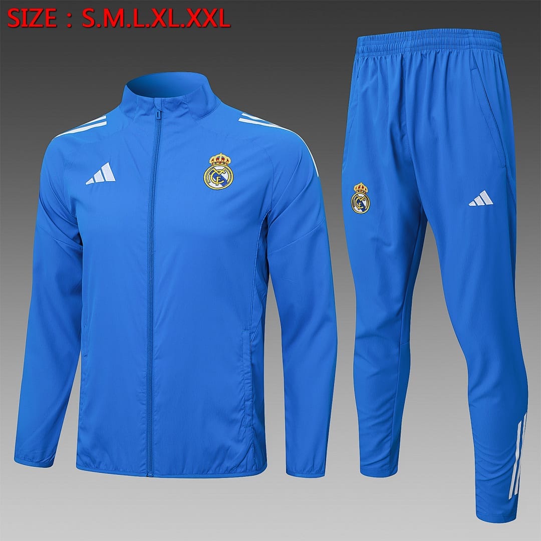 Real Madrid 25/26 Chaqueta · Celeste