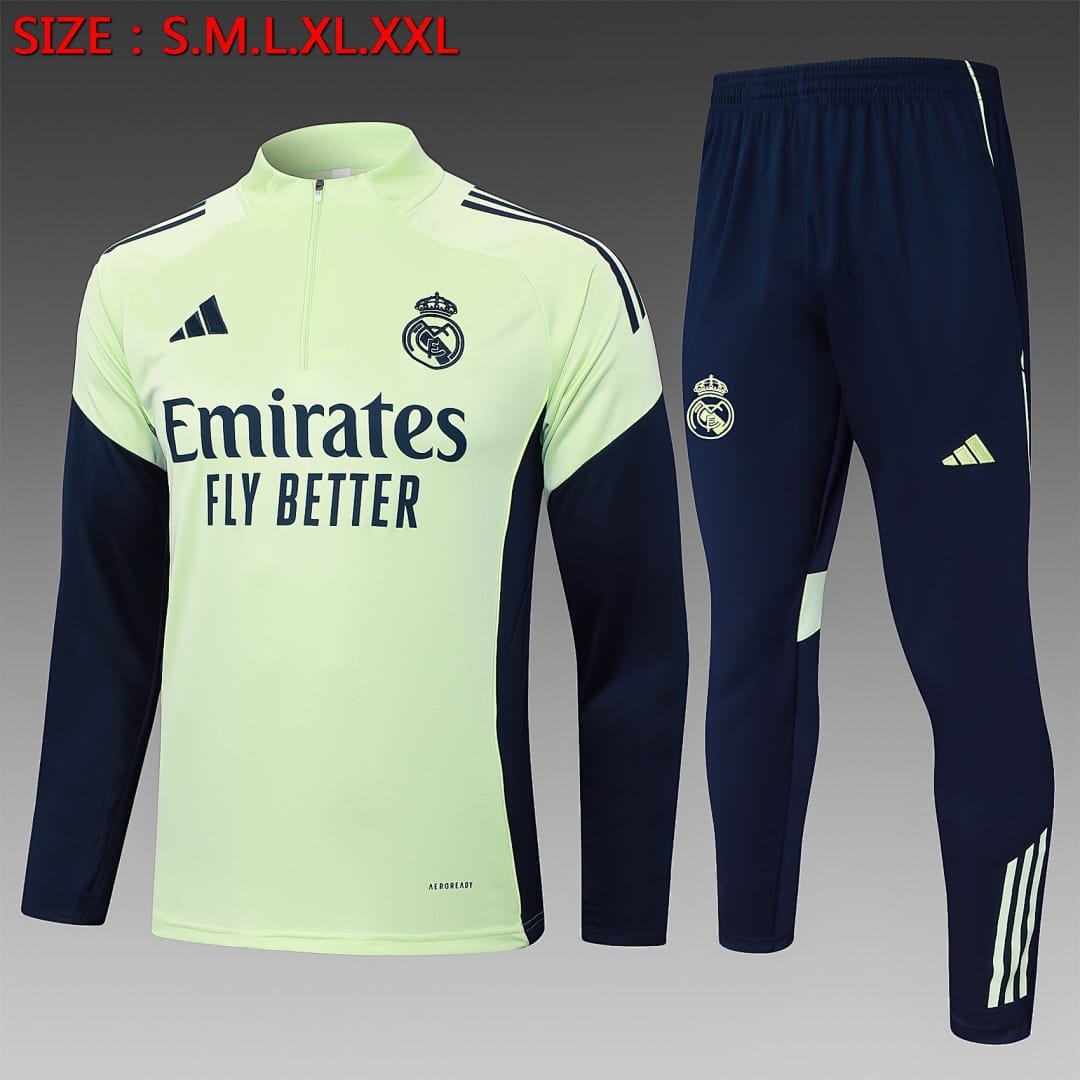 Real Madrid 25/26 Sudadera · Verde Claro