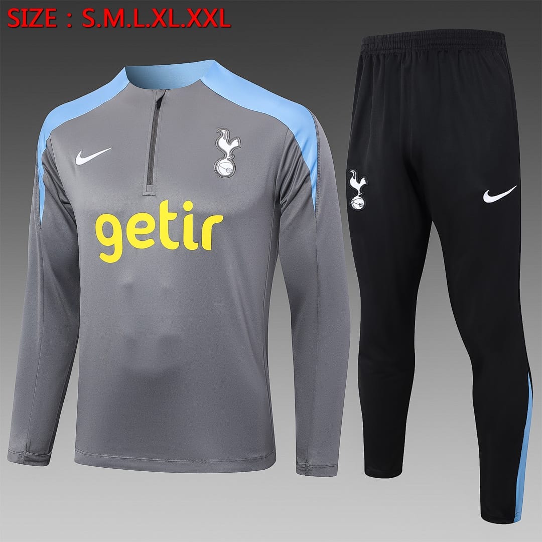 Tottenham 24/25 Sudadera · Gris Oscuro