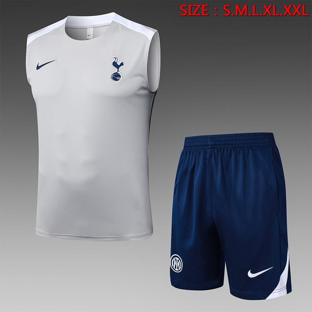 Tottenham 25/26 Chaleco · Gris Claro