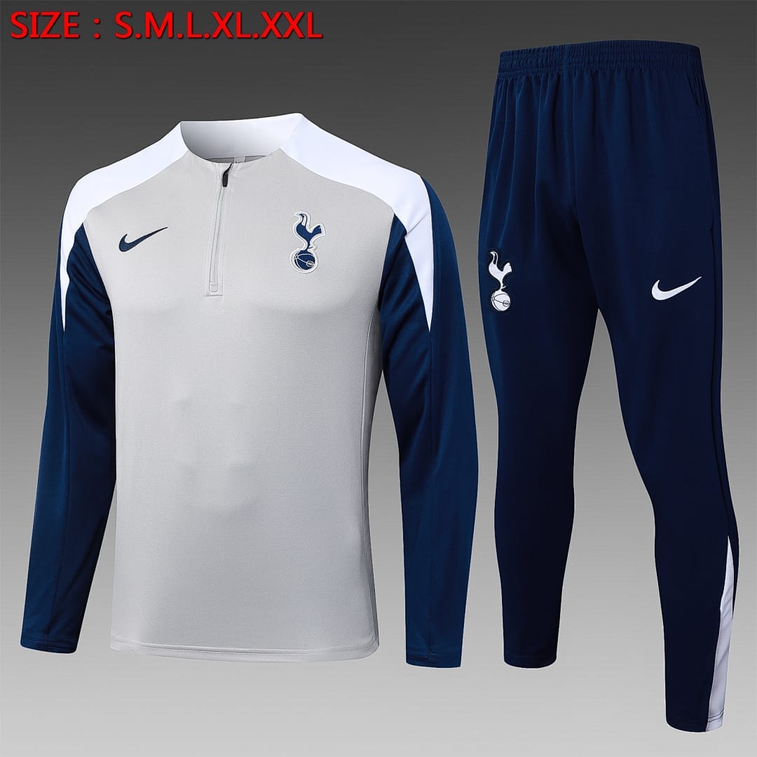 Tottenham 25/26 Sudadera · Gris Claro