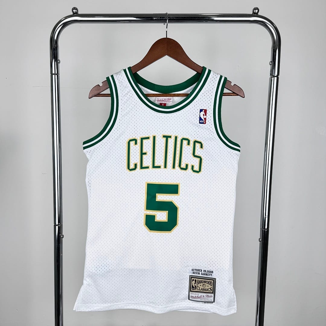 Celtics 07/08 Retro Mitchell & Ness Dorado Blanco