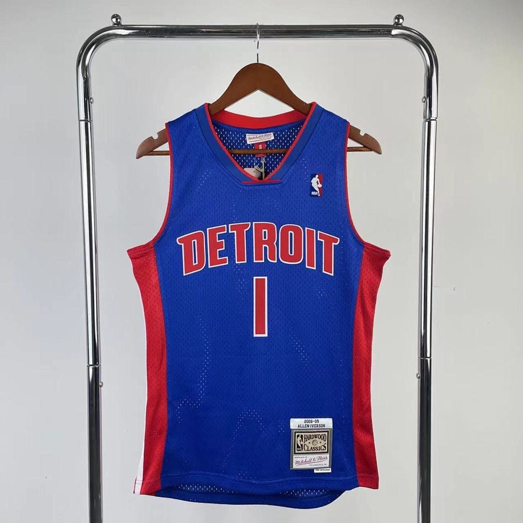Pistons 08/09 Retro Mitchell & Ness Azul