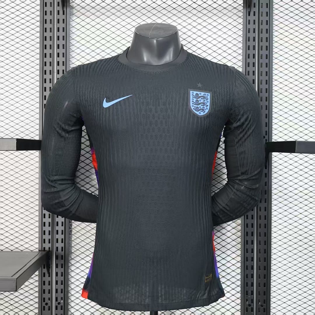 Inglaterra Negro Manga Larga