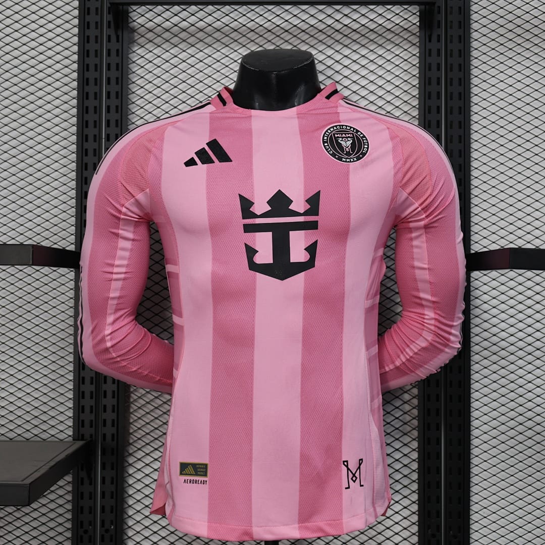 Inter Miami Rosa Manga Larga