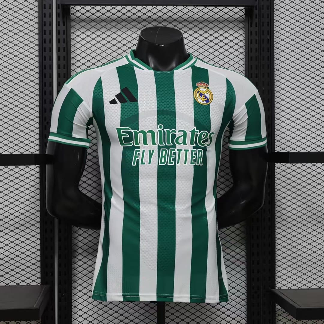Real Madrid 2026 Edición Especial Rayas Verdes y Blancas
